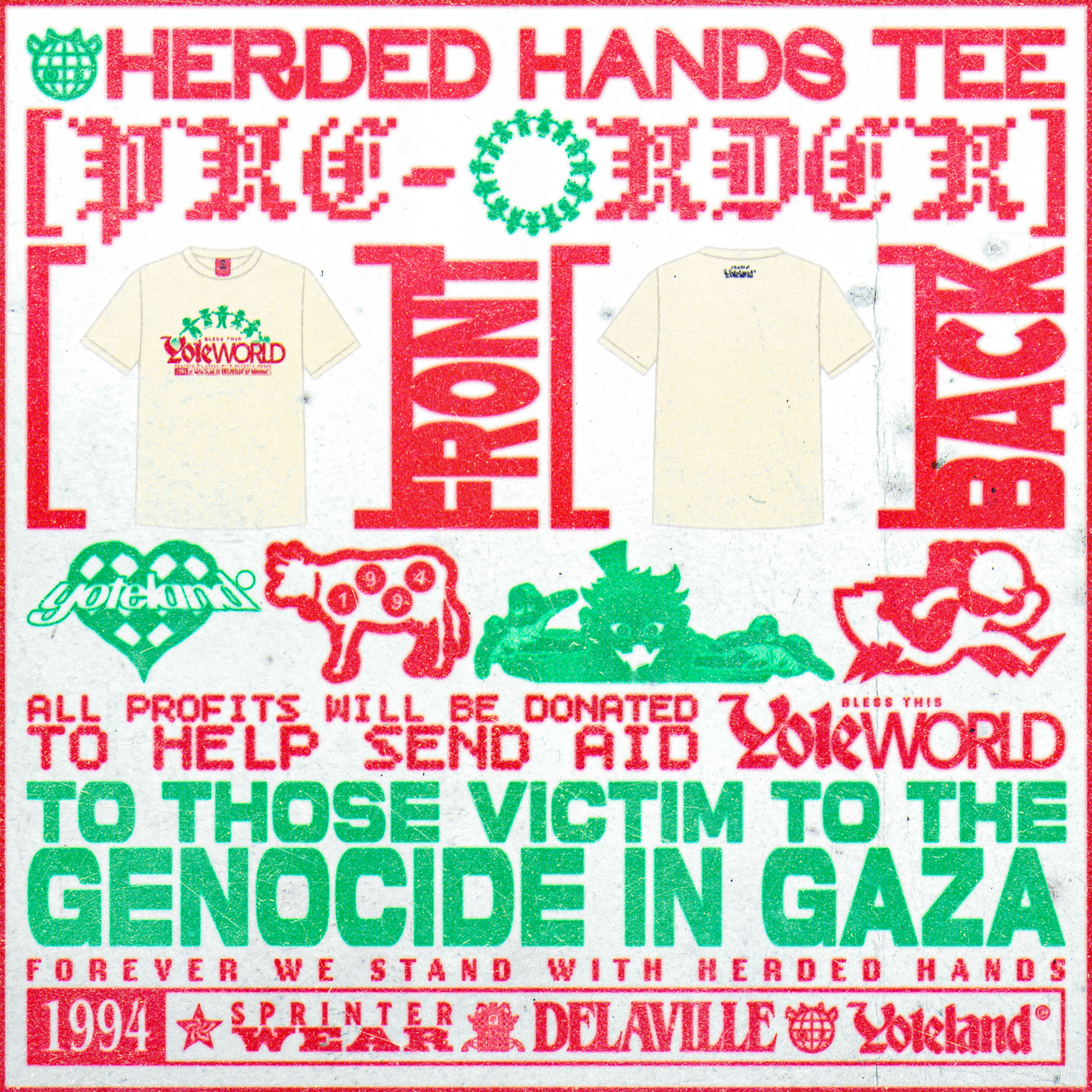 HERDED HANDS TEE (PRE-ORDER)