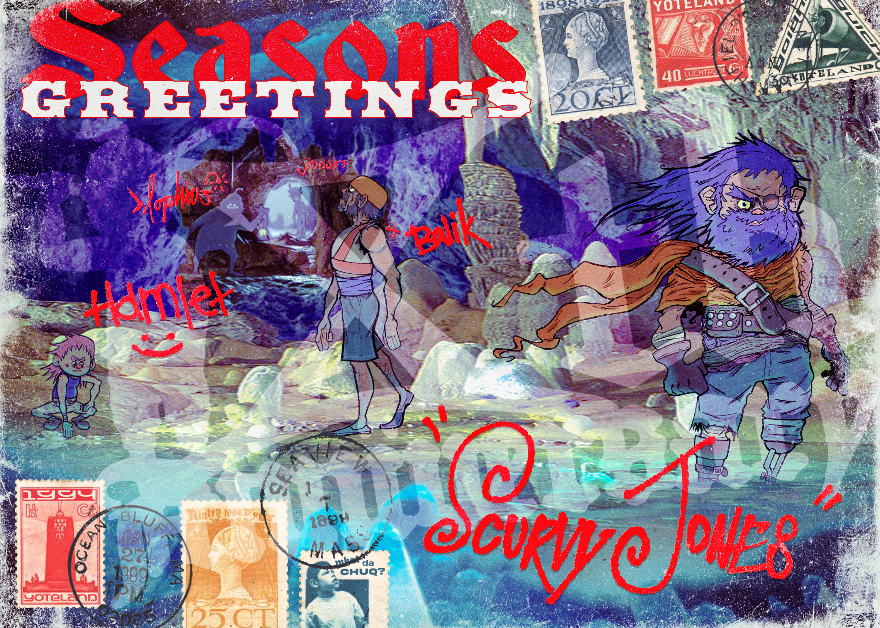 (pre-order) tunes of the sea - postcard